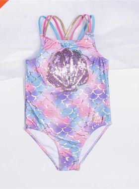 3-14Years Grls Kds Swmsut 2022 Embrodery Chldren Grl