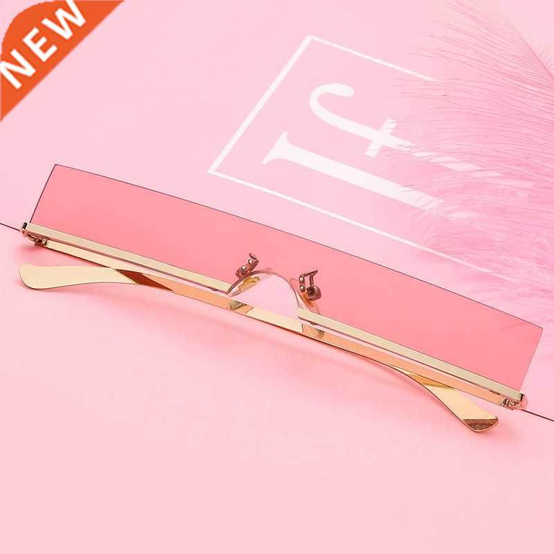 Fashion Half Frame Small Rectangle Glasses Women Brand Desi