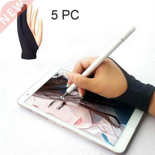 5pcs Drawing/Painting Tablet Finger Gloves for IPad Anti Fo