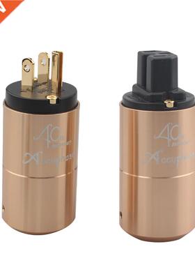 Accuphase Audio Power Plug Aluminum IEC Connector for Amplif