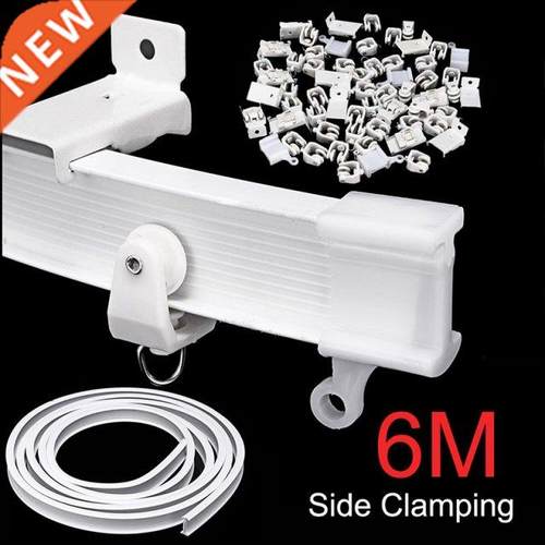 6 Meter Flexible Cuttable Bendable Curtain Track Rail Side C
