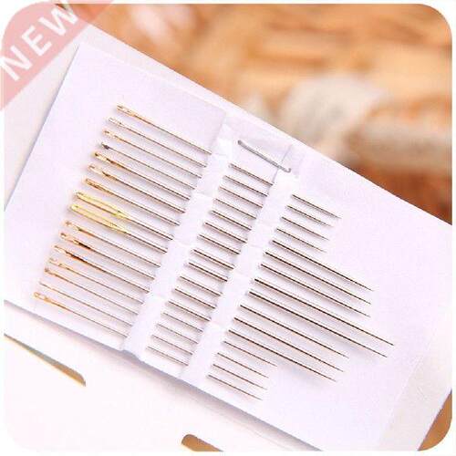 16 Pcs/Bag Tail Gold Plated Stainless Steel Hand Sewing
