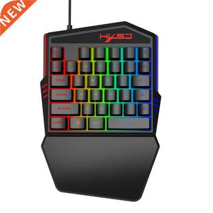 Gaming Keyboard One-handed PC Keypad Gamer 5 Keys Ergonomic