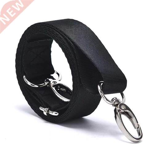 1pcs Black Adjustable Nylon Shoulder Bag Belt Replacement La