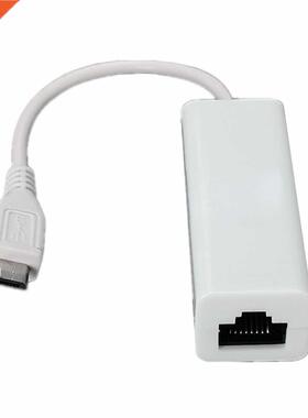 Micro-USB 2.0 5P to RJ45 Lan Ethernet Adapter Converter Lead