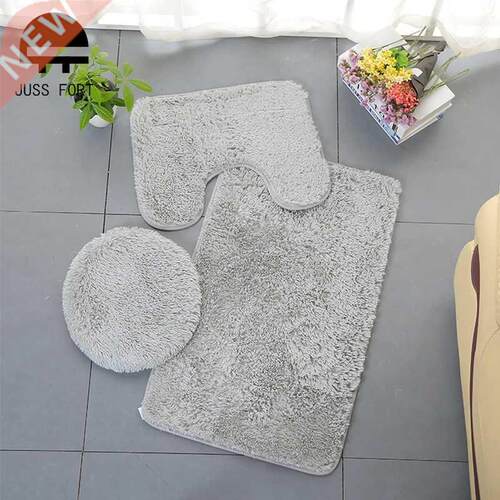 Pcs set Bathroom Mat Set Toilet Rug Contour Mat Toilet Cov