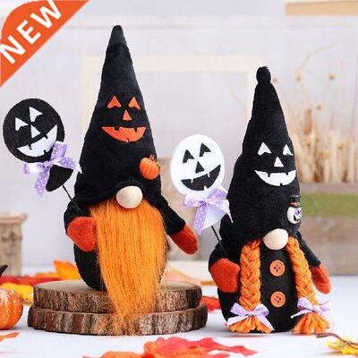 Halloween Gnomes Plush Dolls Halloween Faceless Doll Decor