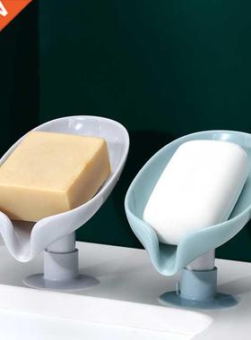 Leaf Shape Soap Box Drain Soap Holder Bathroom Shower Soap H