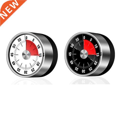 Stainless Steel Visual Timer Mechanical Kitchen Timer 60-Min