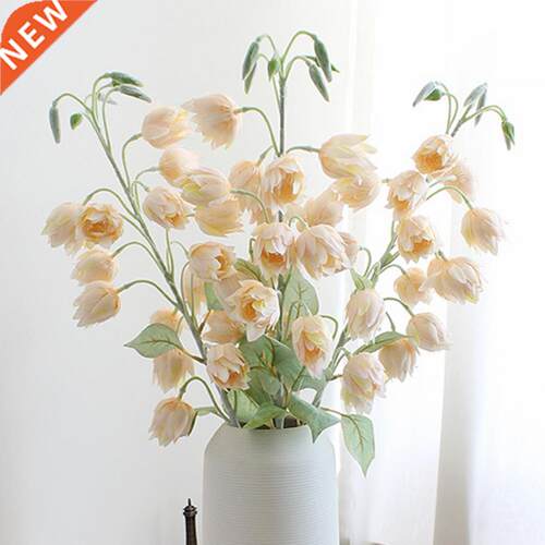 1 Branch Faux Silk Flower Realistic Fresh-keeping Weather-re