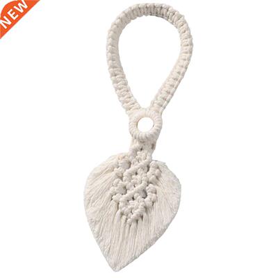 Boheian Style Curtain Tieback Leaf-shaped Tassel Curtain