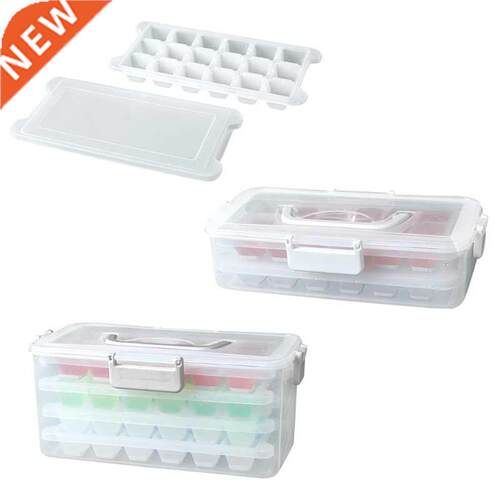 Soft Bottom Silicone Ice Tray Ice Cube Maker Container Cold