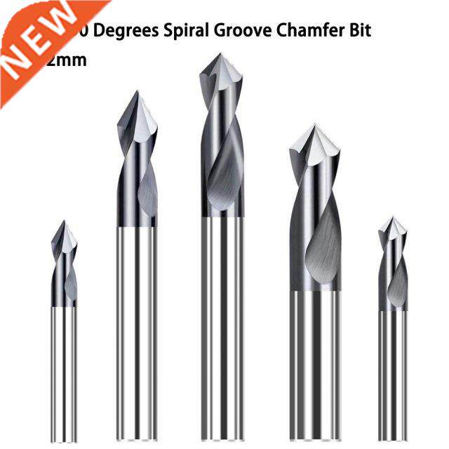 2Pcs 90° 2-12mm Milling Cutter Loion Center Drill Bit Sp