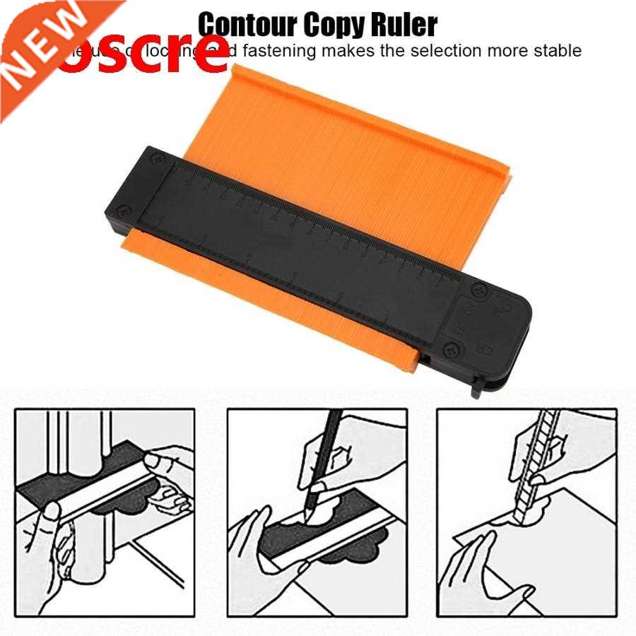 Portable 6 inch Gauge Contour Ruler Irregular Shape Frame Co