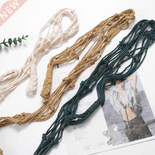 Nordic Hanging Cotton Rope Holder For Toilet Paper Magazine
