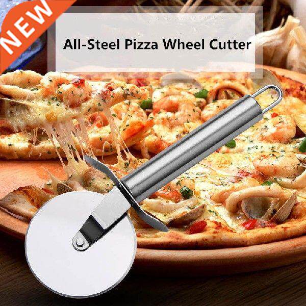 Stainless Steel Pizza Wheels & Cutter Round Pizza divide