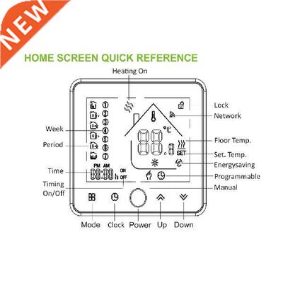 Smart WiFi Thermostat Temperature Controller Water Electric