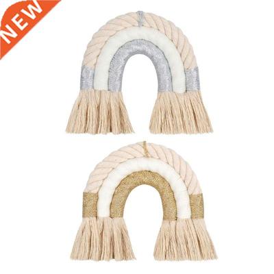 L9NB Nordic Woven Rainbow Tapestry Bedroom Apartment Wall