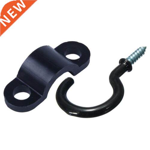 70Pcs Screws Mounted Arched Cable Clamp Clip Tie 21 x 7mm fo