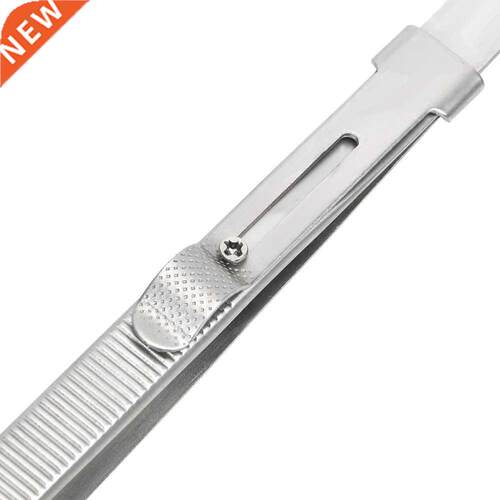 165mm Precision Adjustable Slide Lock Tweezer for Jewelry E