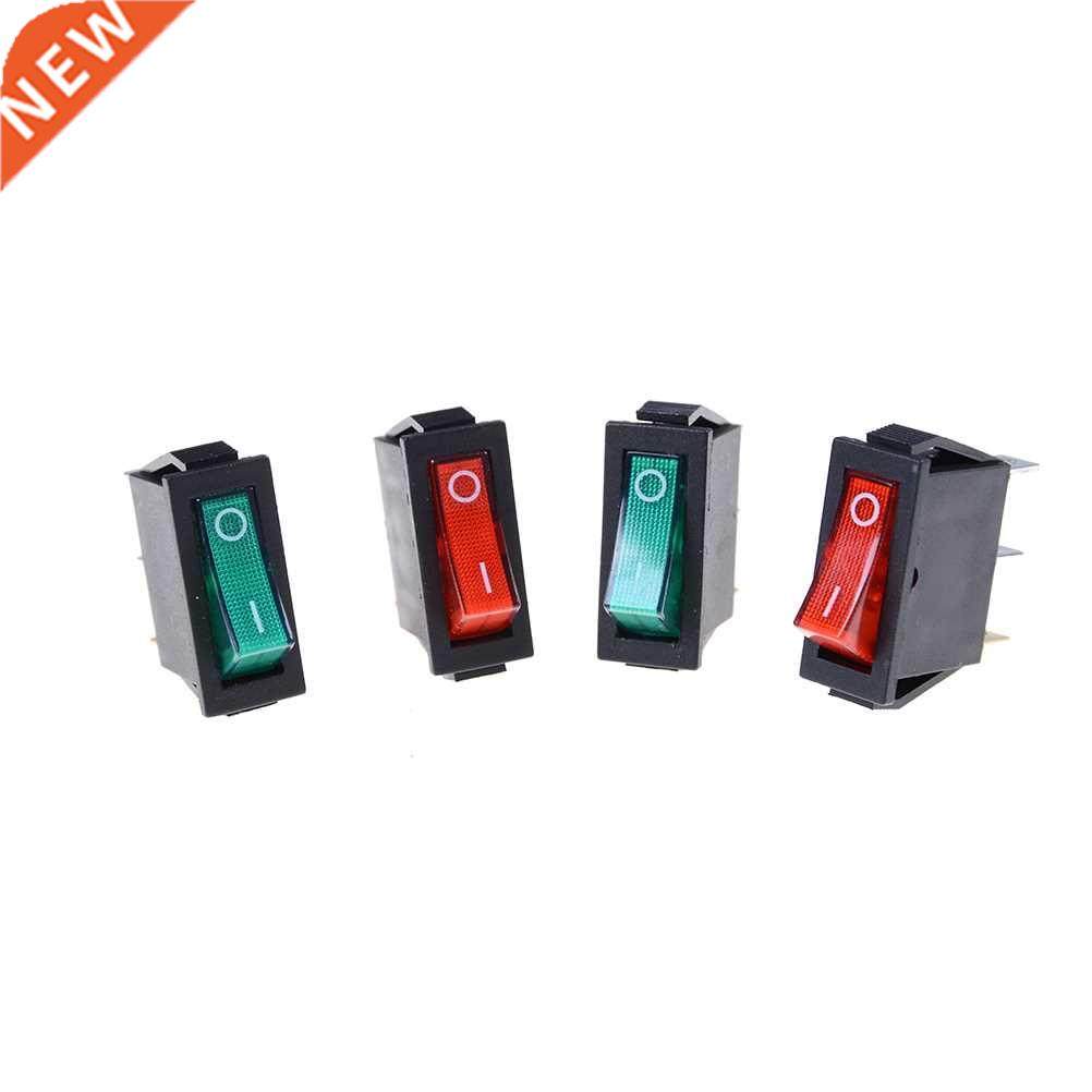 5pcs Red Green LED SP 3PIN ON/OFF Boat Rocker Switch 16A/
