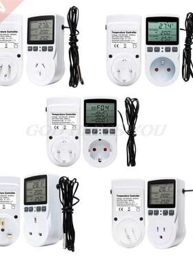 Digital Thermostat Temperature Controller Socket Outlet 16A