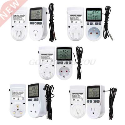 Digital Thermostat Temperature Controller Socket Outlet 16A