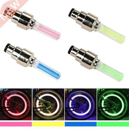 Neon Bike Spoke Light Road Bicycle Motorcycle Car Tire Nozzl