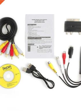 USB Video Capture Card Adapter TV DVD VHS Captura de v deo C