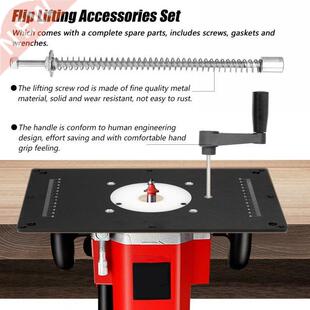 Engraving Flip Lift Millin Electric Wood Machine Woodworking