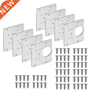 8Pcs Hnge Repar Plate wth 12 Mountng Holes Pratcal Repa