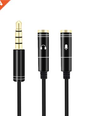 3.5mm Audio Divider Conversion Cable Metal One-to-two Earpho