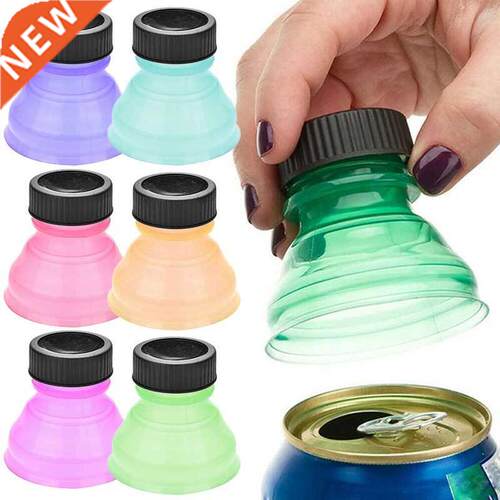 6pcs Reusable Plastic Beer Water Dispenser Lid Protector Cap