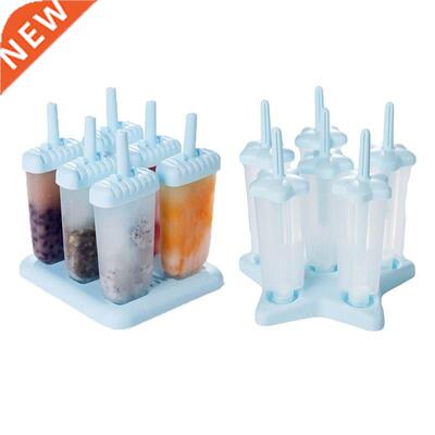 Mould Popsicle-Mold Ice-Cream-Maker Reusable-Tool Cool 6-Gri