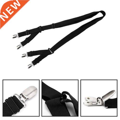 2Pcs ed Sheet Elastic Gripper Clip Strap Fastener Mattress