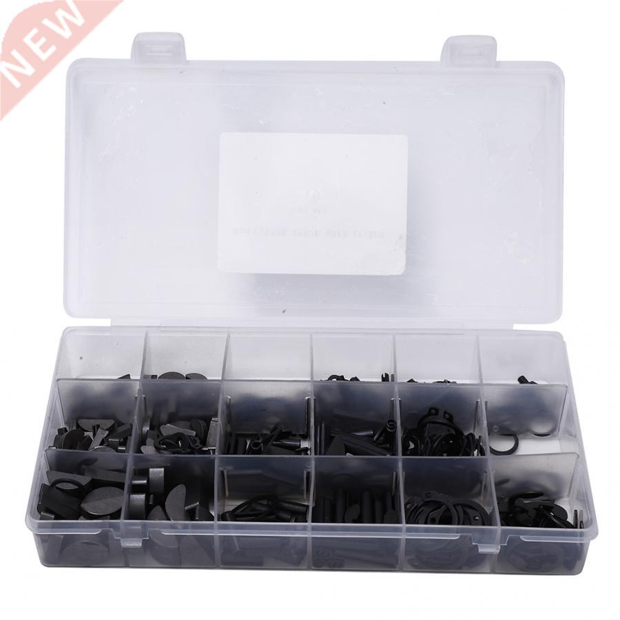 450Pcs Semicircle Key Spring Pin Clip Spring E-Clip Kit 适用