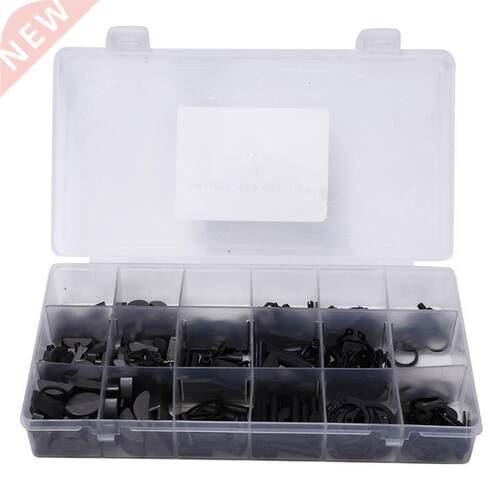 450Pcs Semicircle Key Spring Pin Clip Spring E-Clip Kit 适用