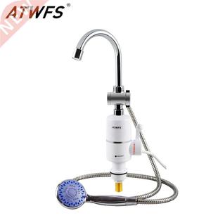 ATWFS Tankless Instant Water Heater Shower Head Bathroom Fa