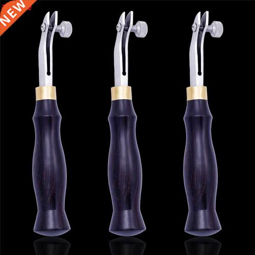 1Pcs Adjustable Stainless Steel Edge Creaser Sidelines Ebon