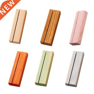 Colored Wood Table Number Stands Rectangle Memo Photo Pictur