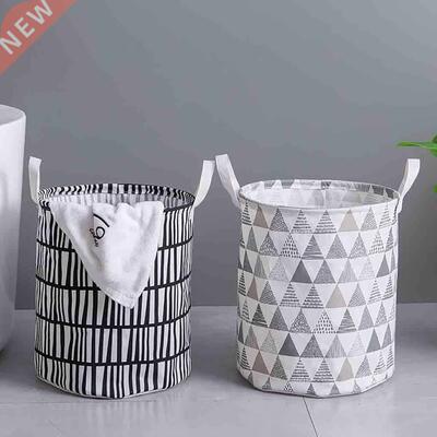 1pc Large Foldable Dirty Laundry Basket Organizer Printed Co