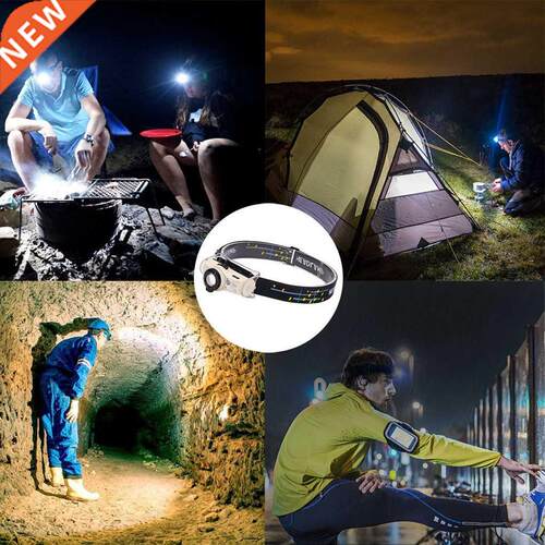 Outdoor Camping LED Headlamps with Headband Motion