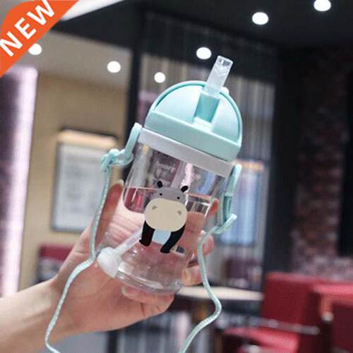 250/350ml Baby bottle Baby Feeding Cup Silicone BPA Free Cut
