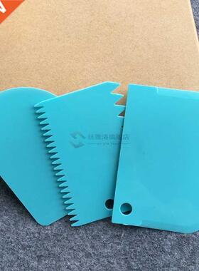 3 Pcs/Set Baking Pastry Tools Plastic Spatula Dough Scraper