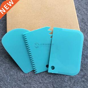 3 Pcs/Set Baking Pastry Tools Plastic Spatula Dough Scraper