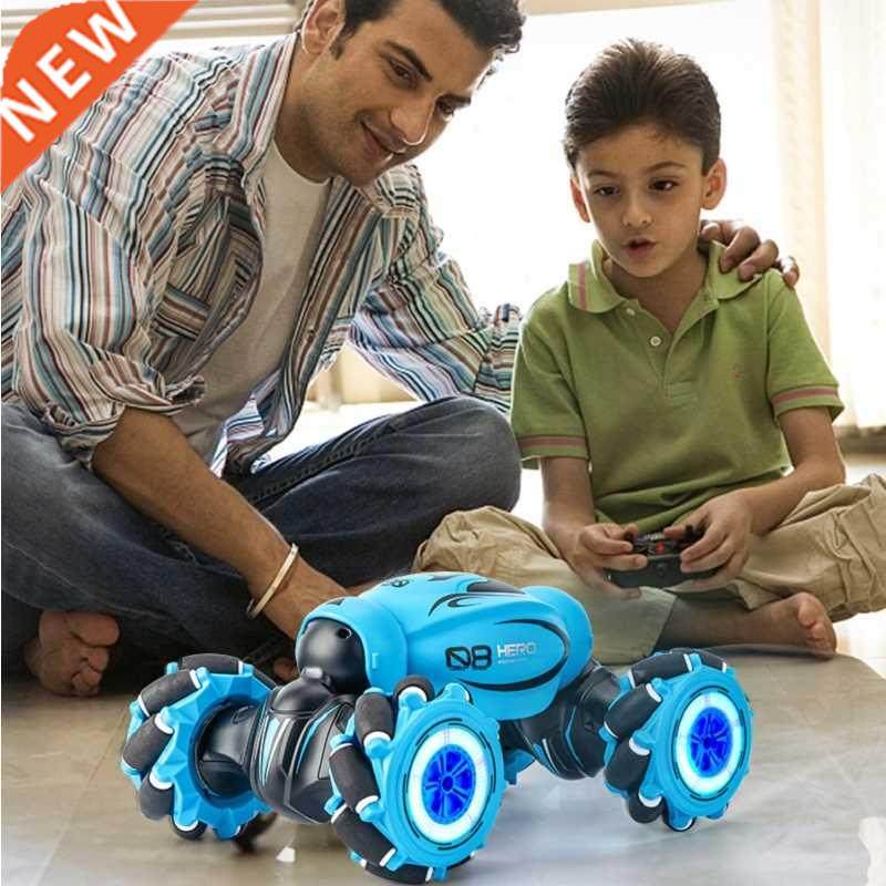 D876 4WD RC Stunt Car Radio Somatosensory Control Music Ligh