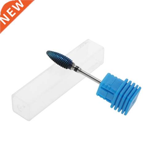 Blue Tungsten Carbide Burrs Nano Coating Nail Drill Bit Meta