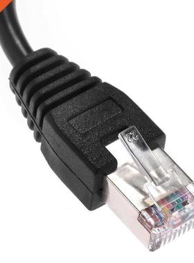 1FT RJ45 Male to Female Screw Panel Mount Ethernet LAN Netwo