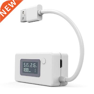 Portable Mini LCD Phone USB Current Voltage Meter Tester