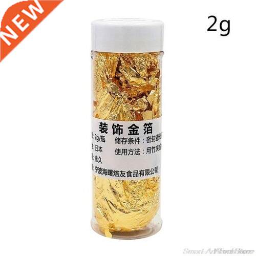 2g Gold Leaf Foil Safety Baking Decoration for manicure